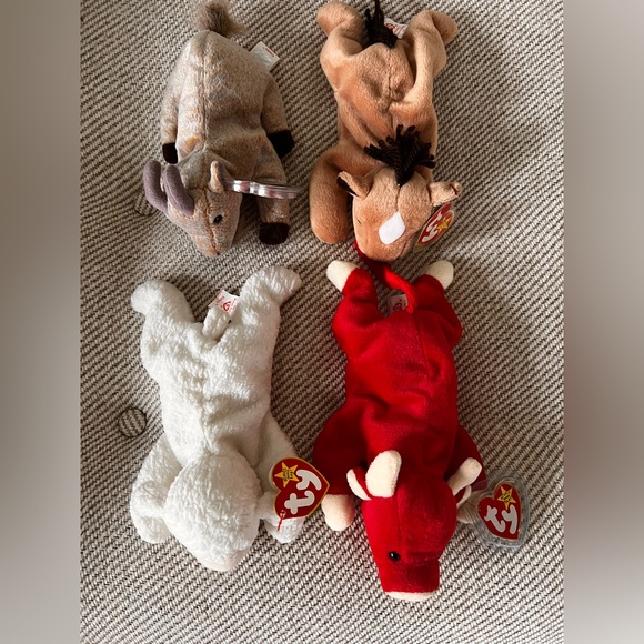 Vintage Farm Beanie Babies Lot of 4 - Picture 7 of 11